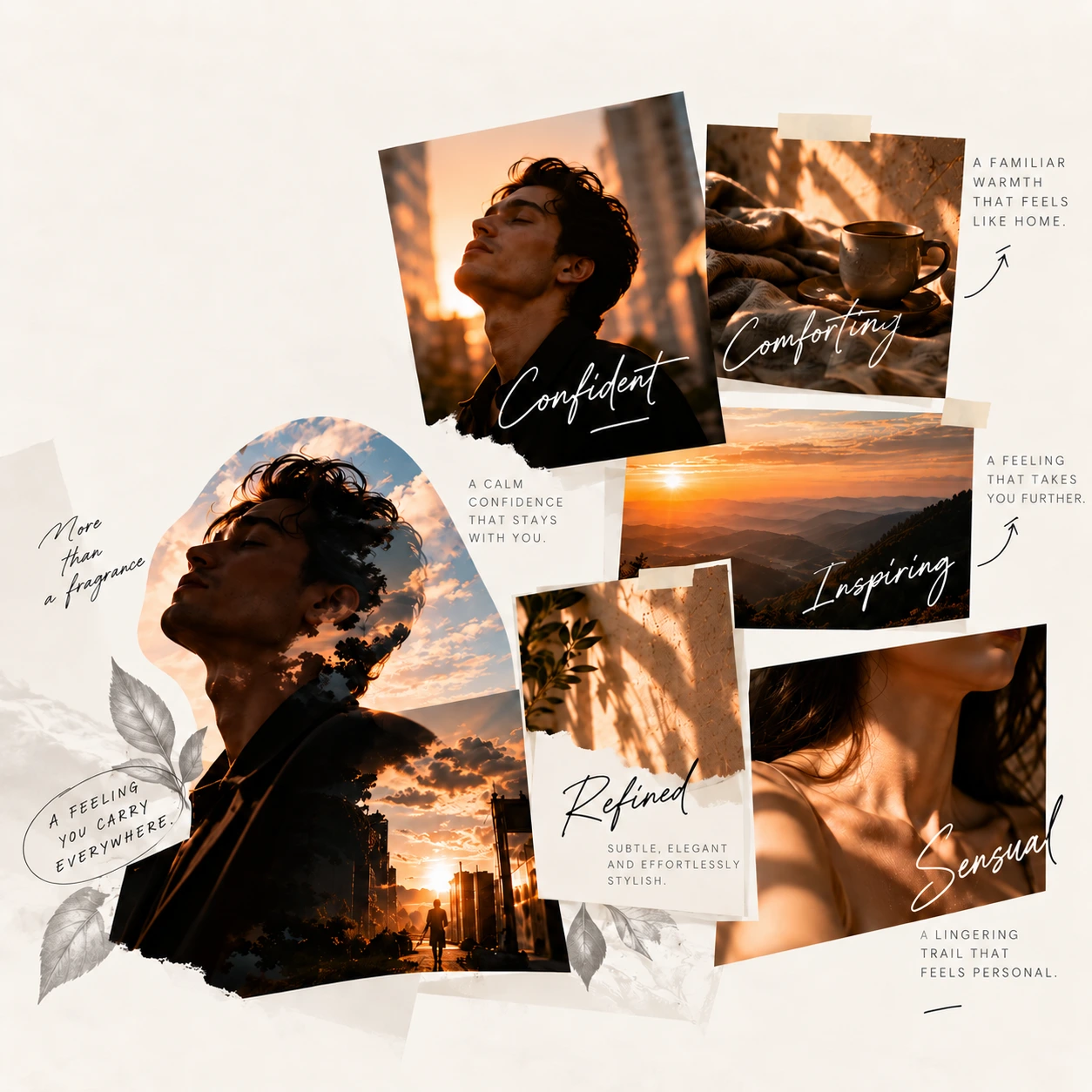 The Emotion — Warm Fragrance Collage